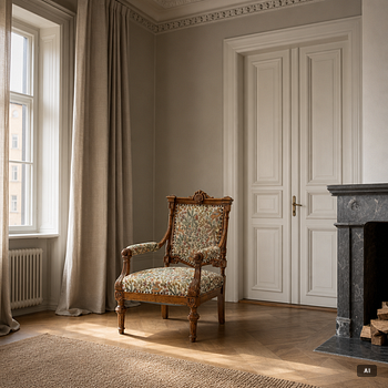 A pair of armchairs, circa 1900.