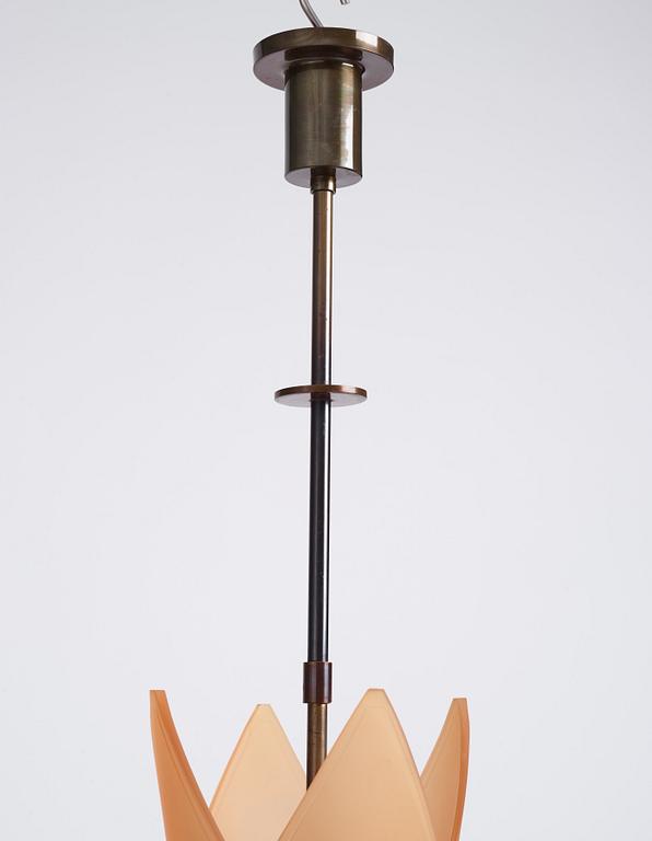 Harald Notini, a ceiling lamp, model "6544", Arvid Böhlmarks Lampfabrik, Sweden 1930s.