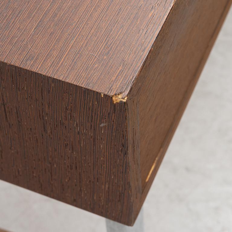 Hallmöbel, två delar, Glas & Trä, Hovmantorp, 1970-tal.