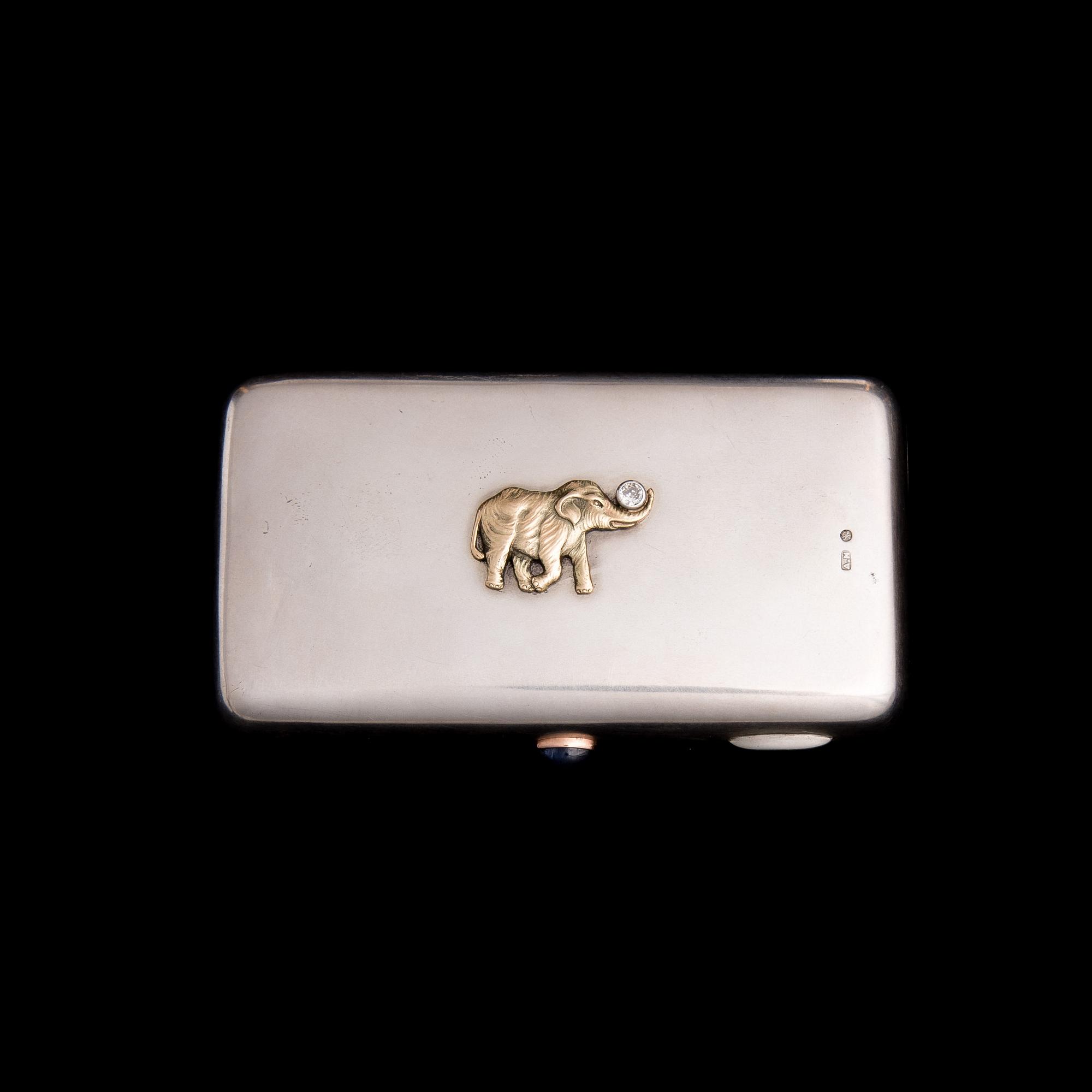 PURSE, silver, Russia, St.Petersburg ca 1900, Anders Nevalainen, total weight 134 g.
