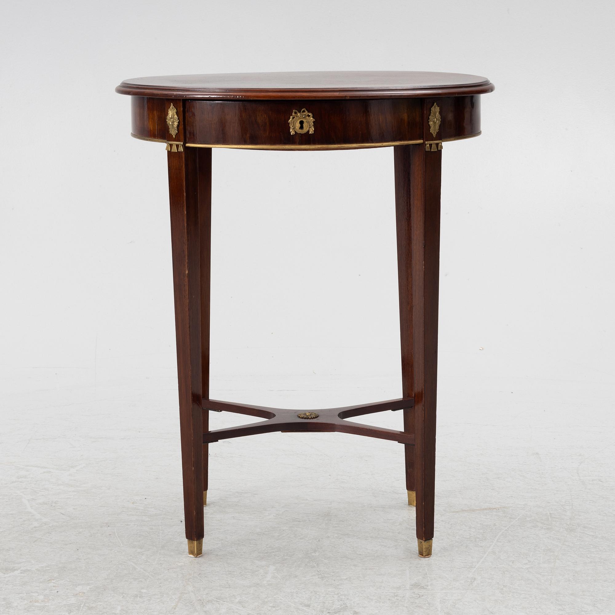Side table, late Gustavian style, second half of the 19th century.
