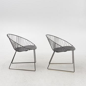 Alberto Lievore, Jeannette Altherr & Manel Molina, lounge chairs, a pair, "Leaf", Arper, Italy.