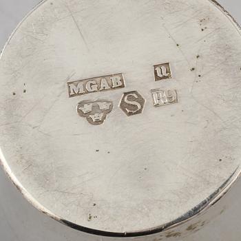 STRÖARE, 3 st, silver, MGAB, Uppsala, 1960-tal. Vikt 135 g.
