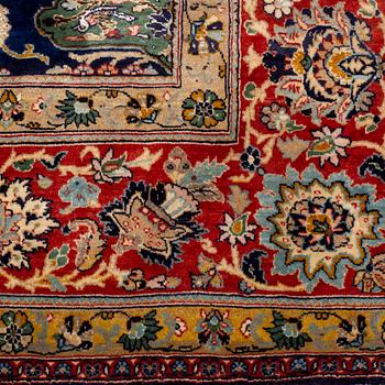 A CARPET so called Royal Kashan, part silk, signed, ca 483 x 311 cm.