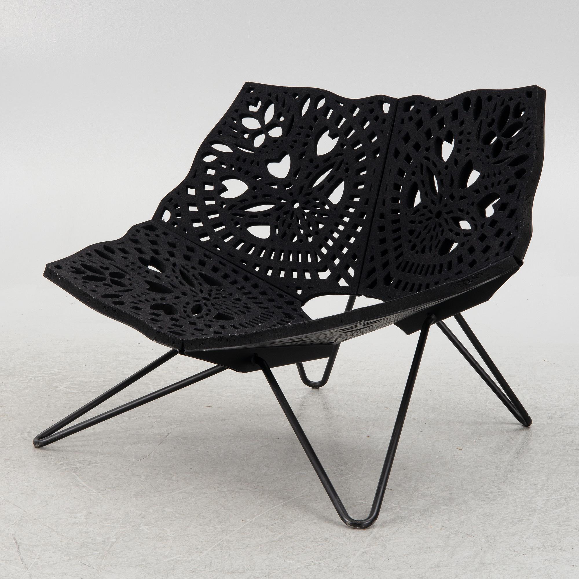 Louise Campbell, a 'Prince chair' lounge chair, Hay, Denmark.