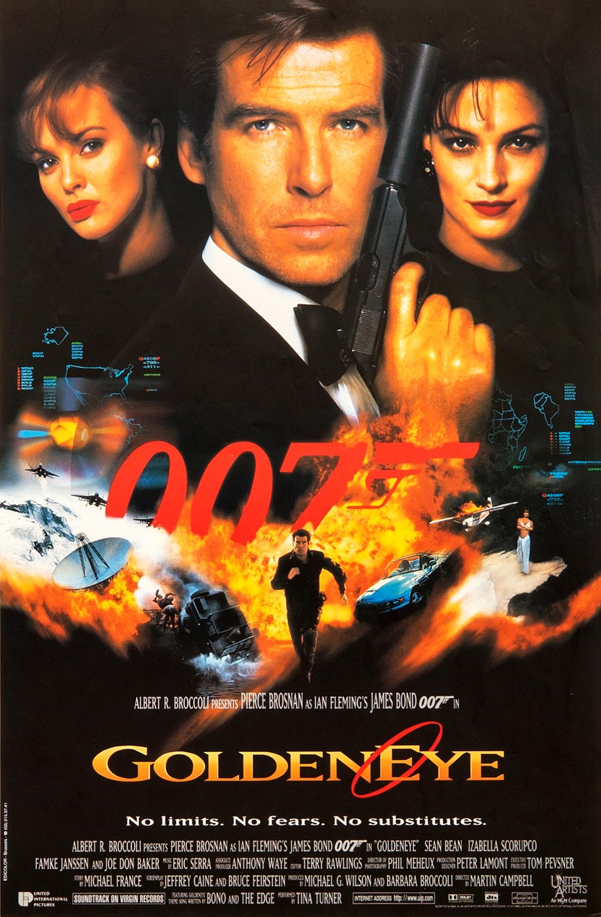 Filmaffischer, 3 st, James Bond.