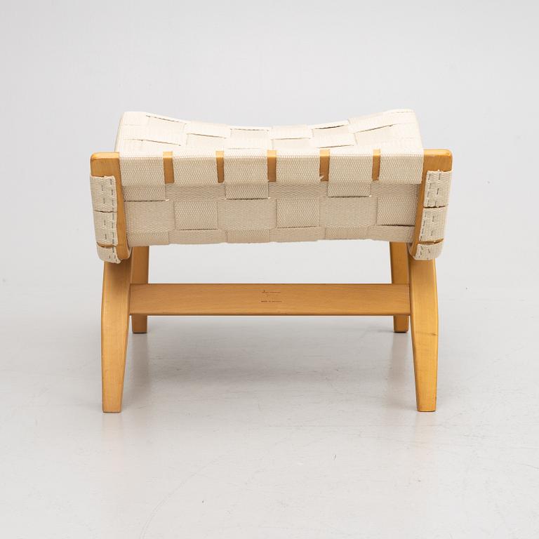 Bruno Mathsson, footstool, 'Pernilla', Firma Karl Mathsson, sold by Illums Bolighus, Denmark.