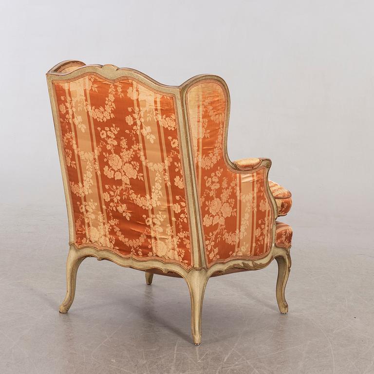 BERGÈRE Louis XV-stil, Italien 1900-tal.