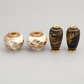 A group of Japanese ceramics, Meiji-period (1868-1912) and 20th century.