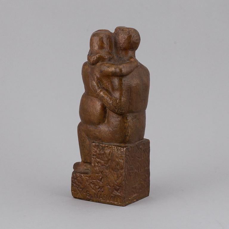 EMIL NÄSVALL, skulptur, brons, signerad E. Näsvall.
