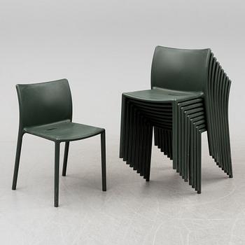 JASPER MORRISON, stolar, 10 st, "Air-Chair", Magis, Italien.