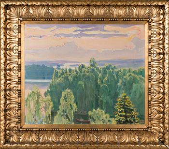 Akseli Gallen-Kallela, oil on canvas, signed.