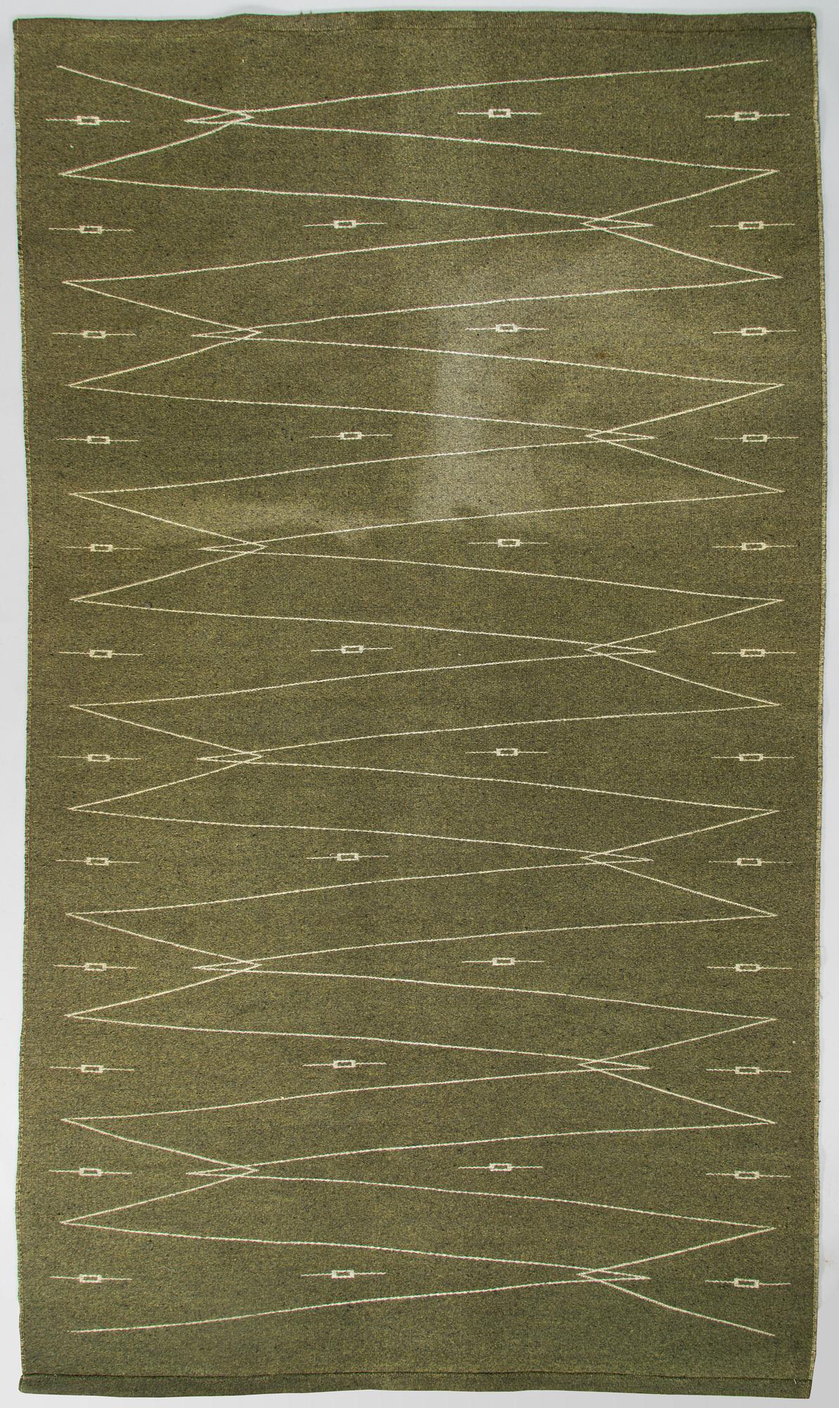 Aappo Härkönen, A 1960s flat weave rug 'Trilli' manufacturer  Mattokutomo Oy, Finland. Circa 280x165 cm.