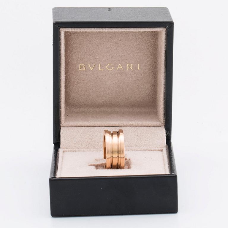 BVLGARI RING 18K gold, B.zero 1 Collection, original box.