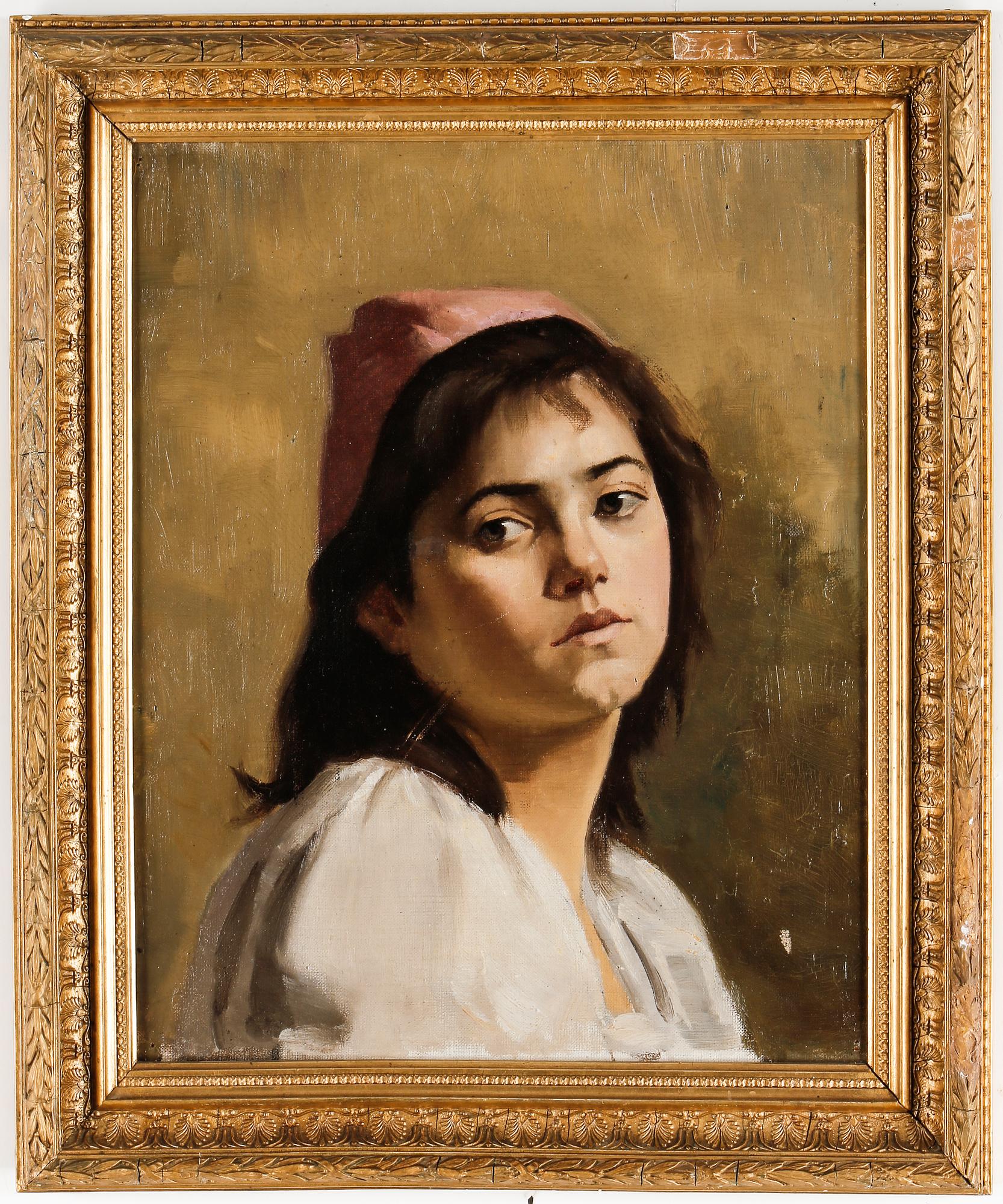 OKÄND KONSTNÄR, ett par, olja på duk, ej signerade, 1870-80 tal.