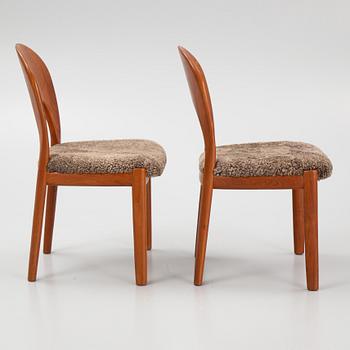 Niels Kofoed, chairs, 6 pieces, Denmark, second half of the 20th century.