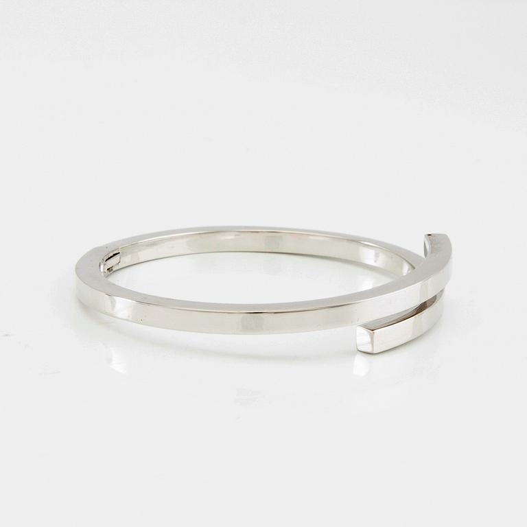 Stelt armband 18K vitguld, Cecchinato Trissino Vicenza Italy.