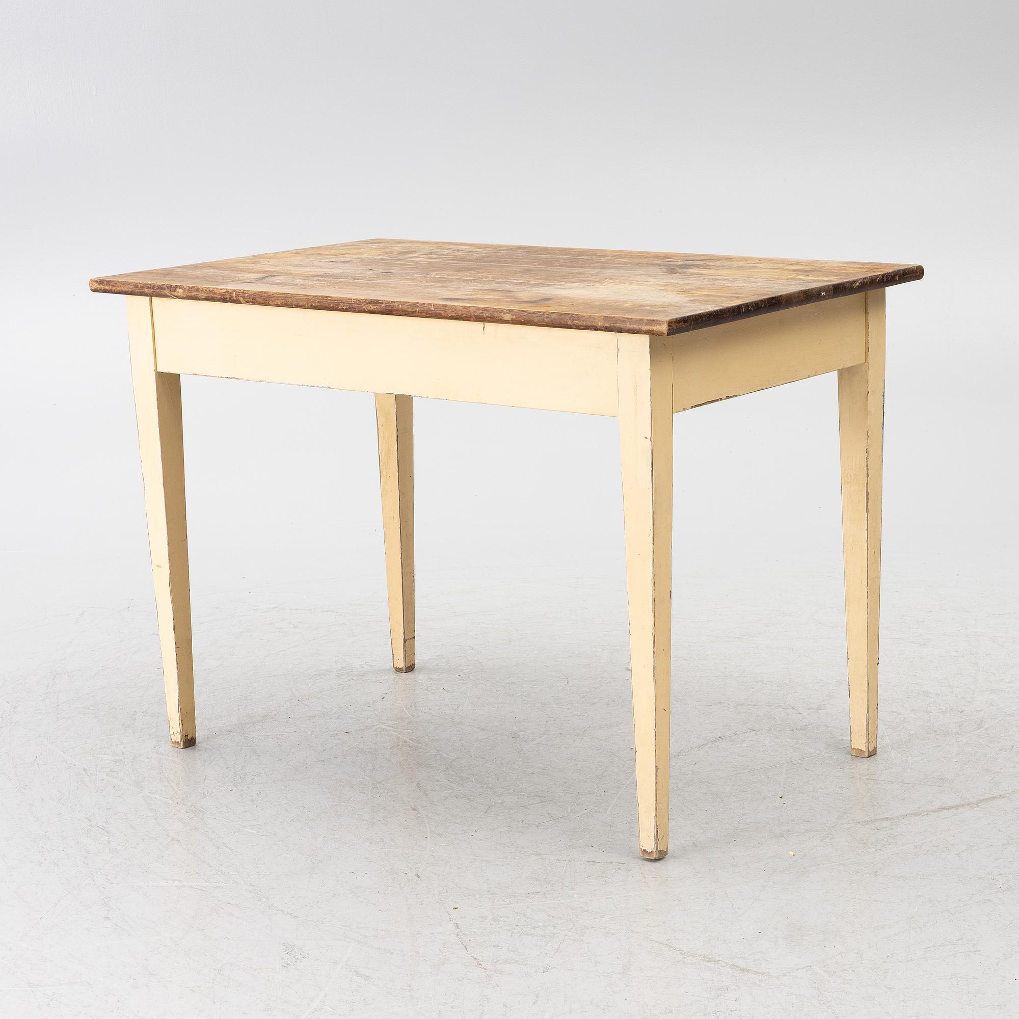 Table, folk art, circa 1900.