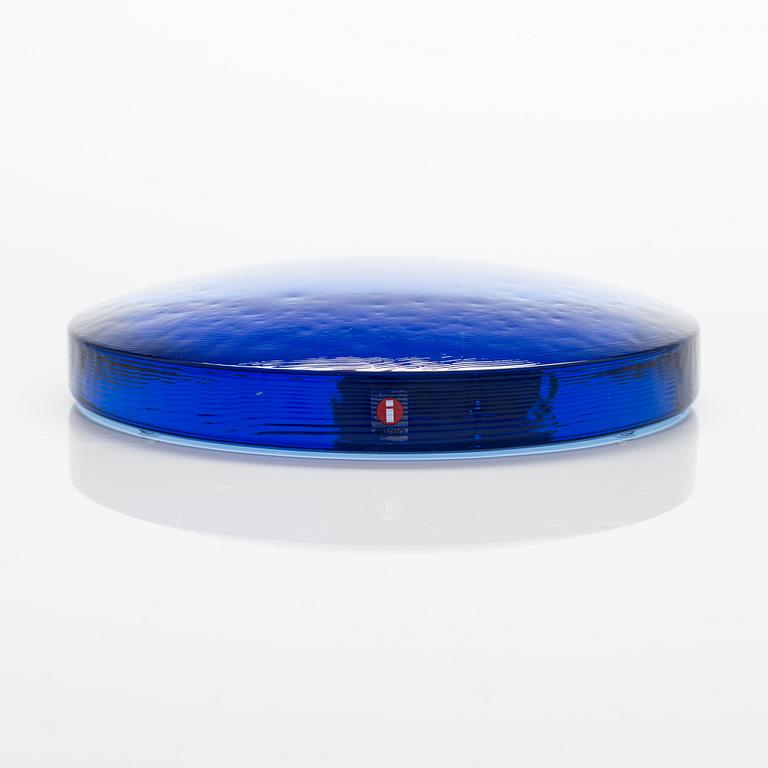 Harri Koskinen, taidelasi, "Kupera", signeerattu Harri Koskinen Iittala 2017, 4/100 1921.