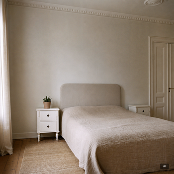 A pair of bedside tables, contemporary.