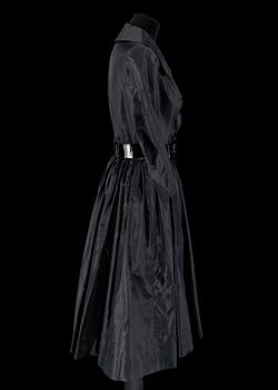 A 1950s/60s black silk dress by Nordiska Kompaniet.