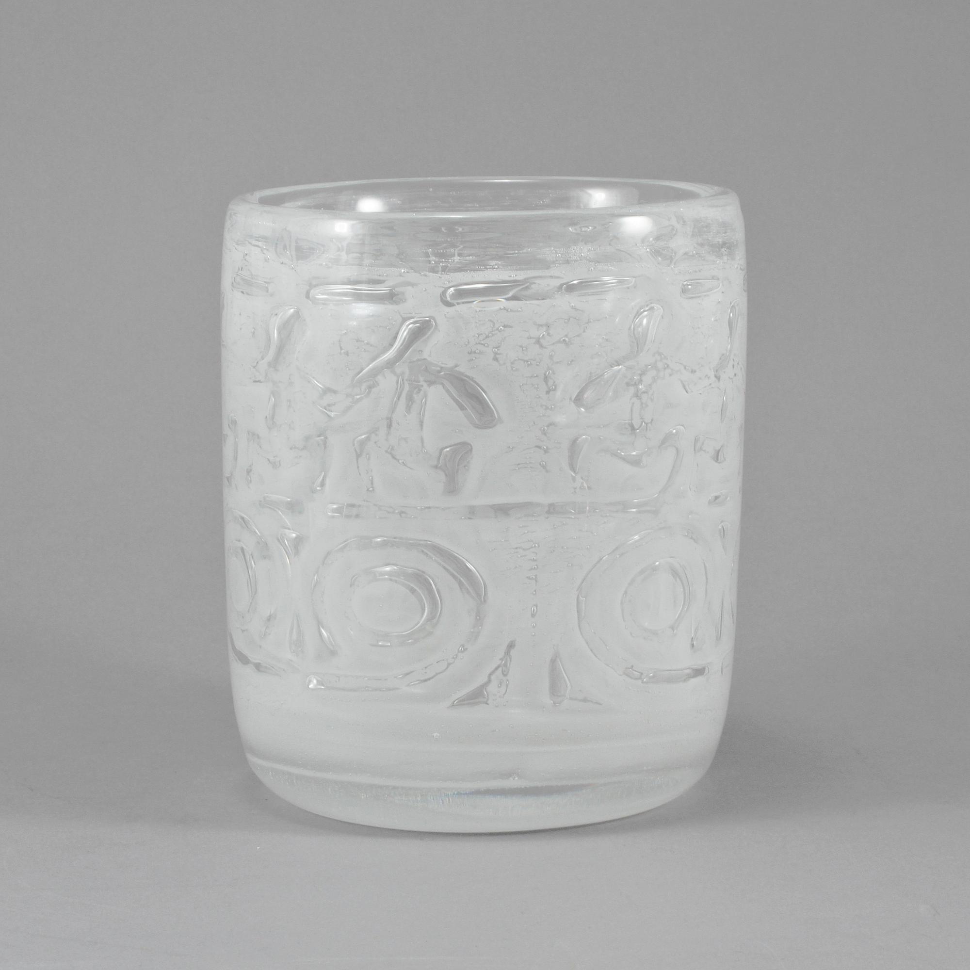 VAS, glas, "Thalatta", Bengt Edenfalk, Skrufs glasbruk.