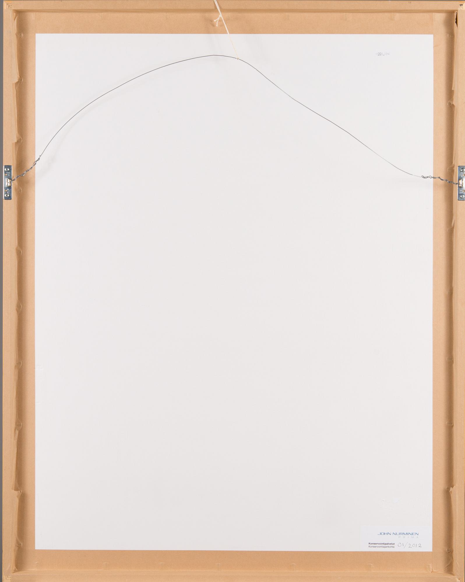 Juho Karjalainen, etsning, 2 st, signerade.