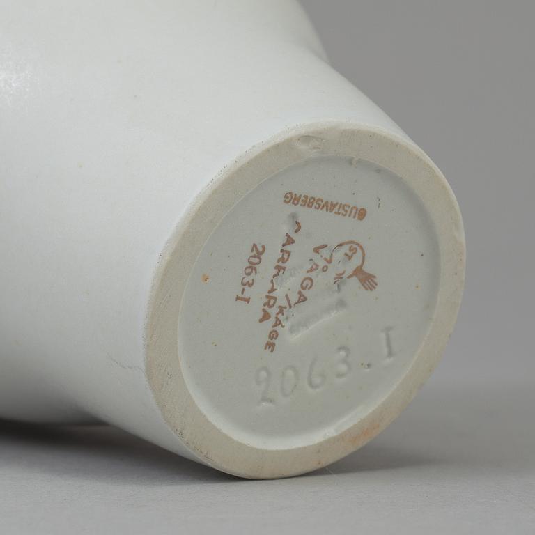 WILHELM KÅGE, four bowls, Carrara "Våga", from Gustavsberg.