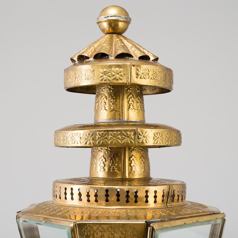 A pair of late 20th century wall lamps.