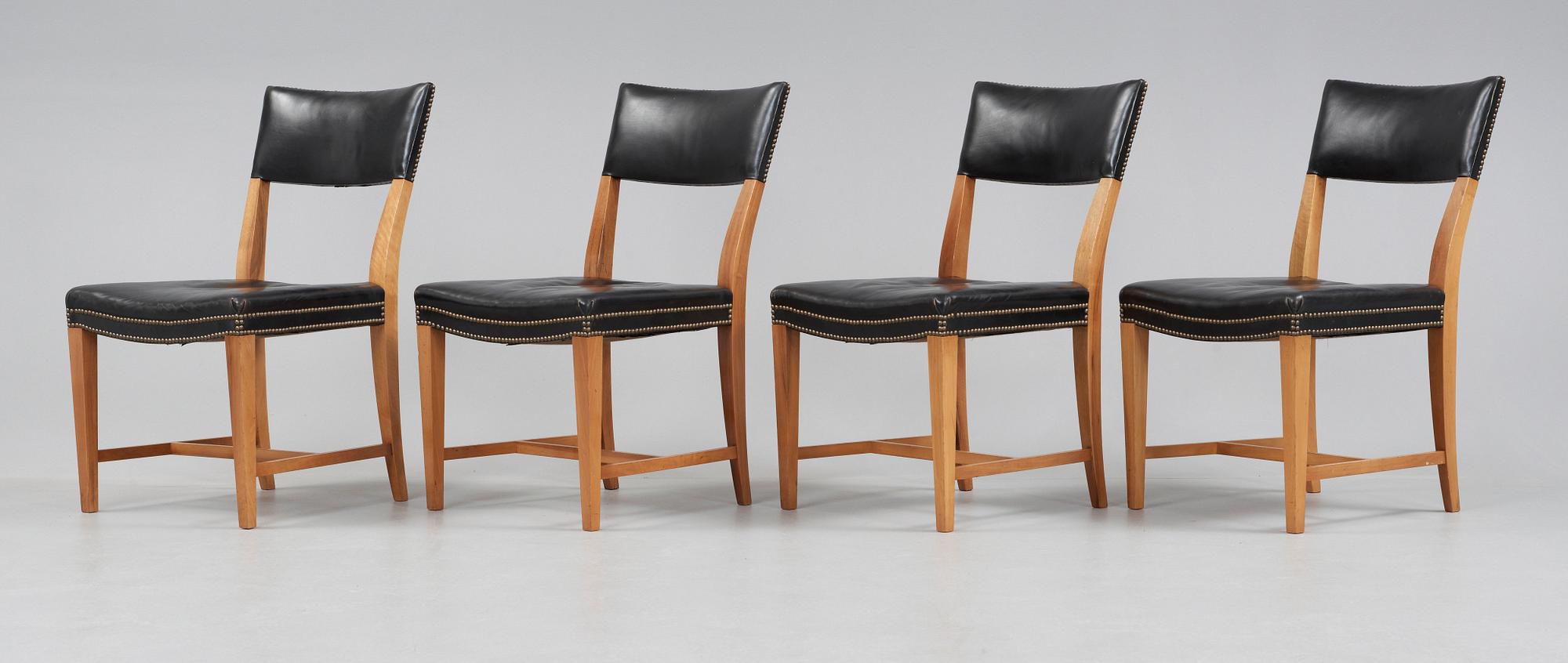JOSEF FRANK, stolar, 4 st, Firma Svenskt Tenn, modell 695.