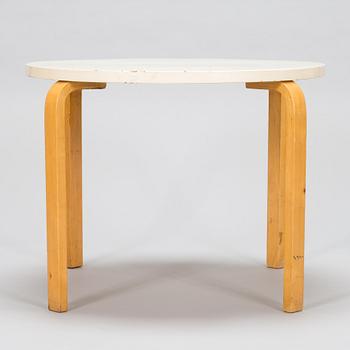 Alvar Aalto, an early 1950's coffee table /lamp table for O.Y. Huonekalu-ja Rakennustyötehdas A.B..