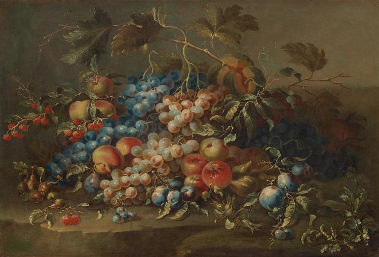 Jan van Kessel I, Still life with fruits.