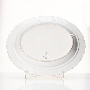 A Royal Copenhagen 'Flora Danica' dish with cover, Denmark, 20th Century.