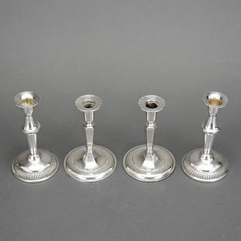 LJUSSTAKAR, 2 par. Silver, bl a K & E Carlsson, Göteborg, 1955.