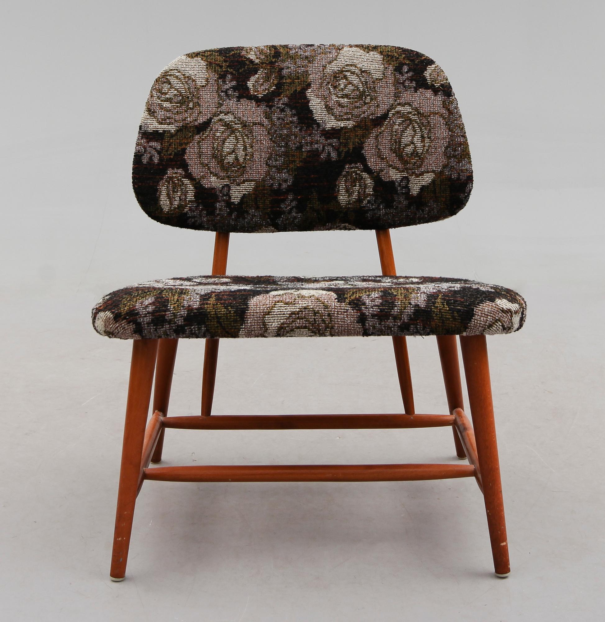 STOL, "TeVe", Alf Svensson, Ljungs Industrier, Modellen Formgiven 1953.