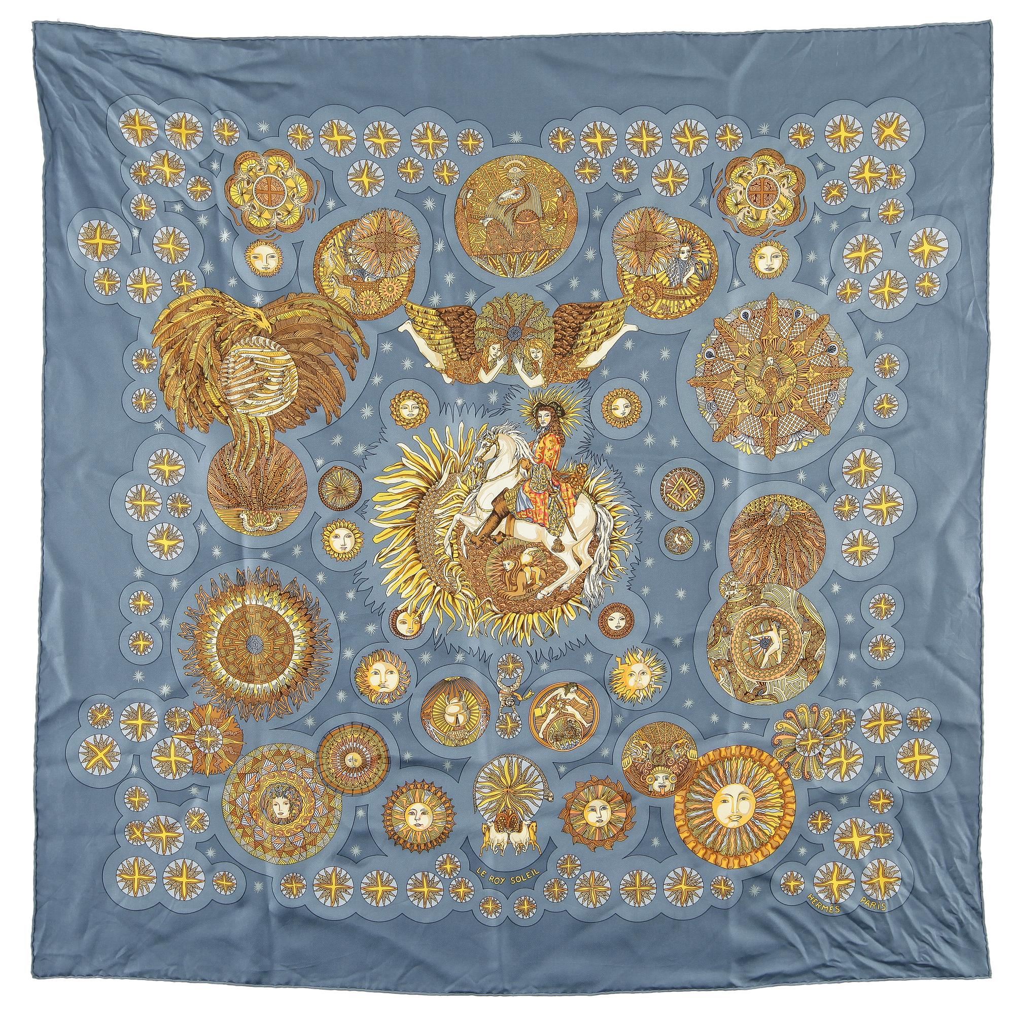 SCARF, Hermès, "Le Roy Soleil".