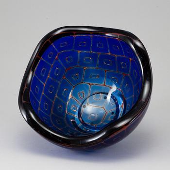 A SVEN PALMQVIST, a 'Ravenna' glass bowl from Orrefors.