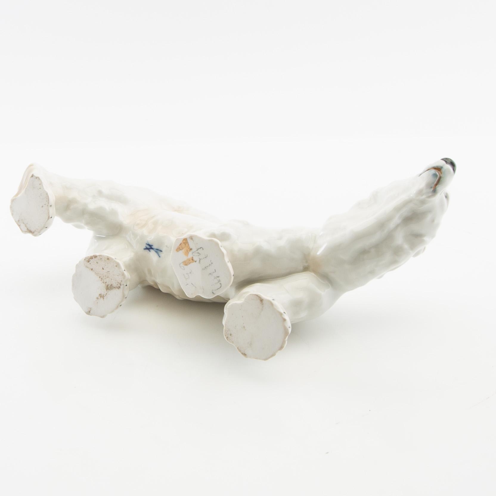 Otto Jarl, figurine Meissen 20th century porcelain.