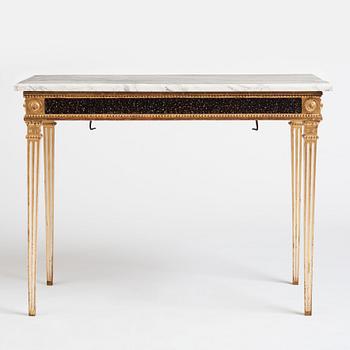 Konsolbord, Stockholmsarbete, 1700-talets slut, Sengustavianskt.