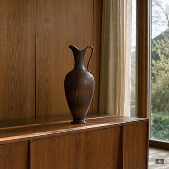 Gunnar Nylund, hänkel vase, Rörstrand.