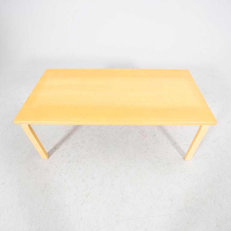 An Alvar Aalto birch coffee table later part of the 20th century.