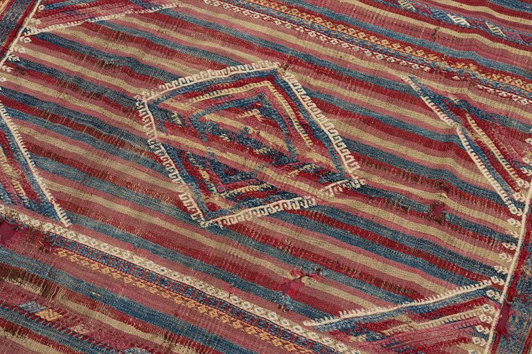 A Sofreh kilim, Central Anatolian, c 150 x 130 cm.