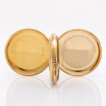 J Calame Robert, pocket watch, mid 20th century, ca 51 mm.