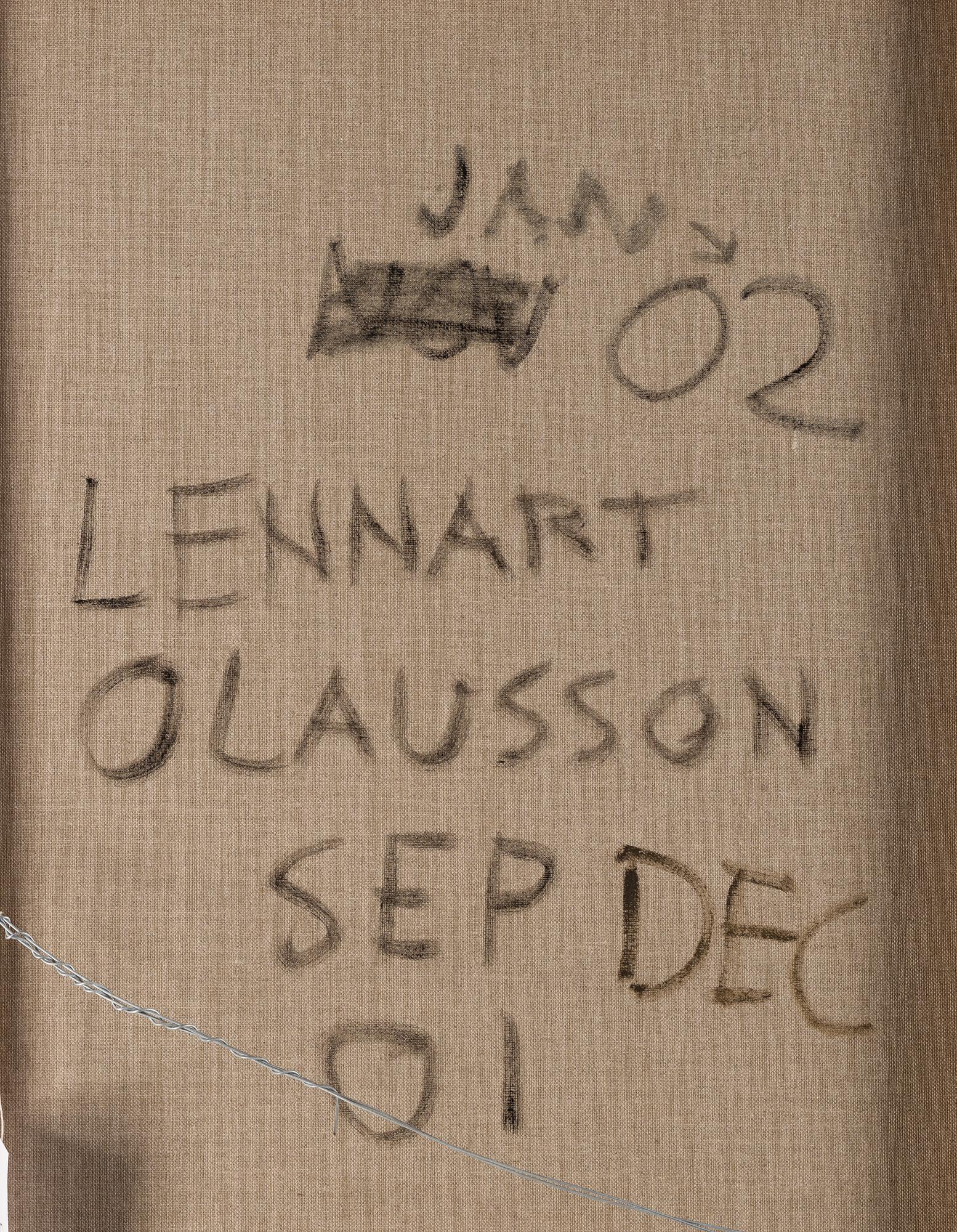 LENNART OLAUSSON, oil on canvas signed and dated.