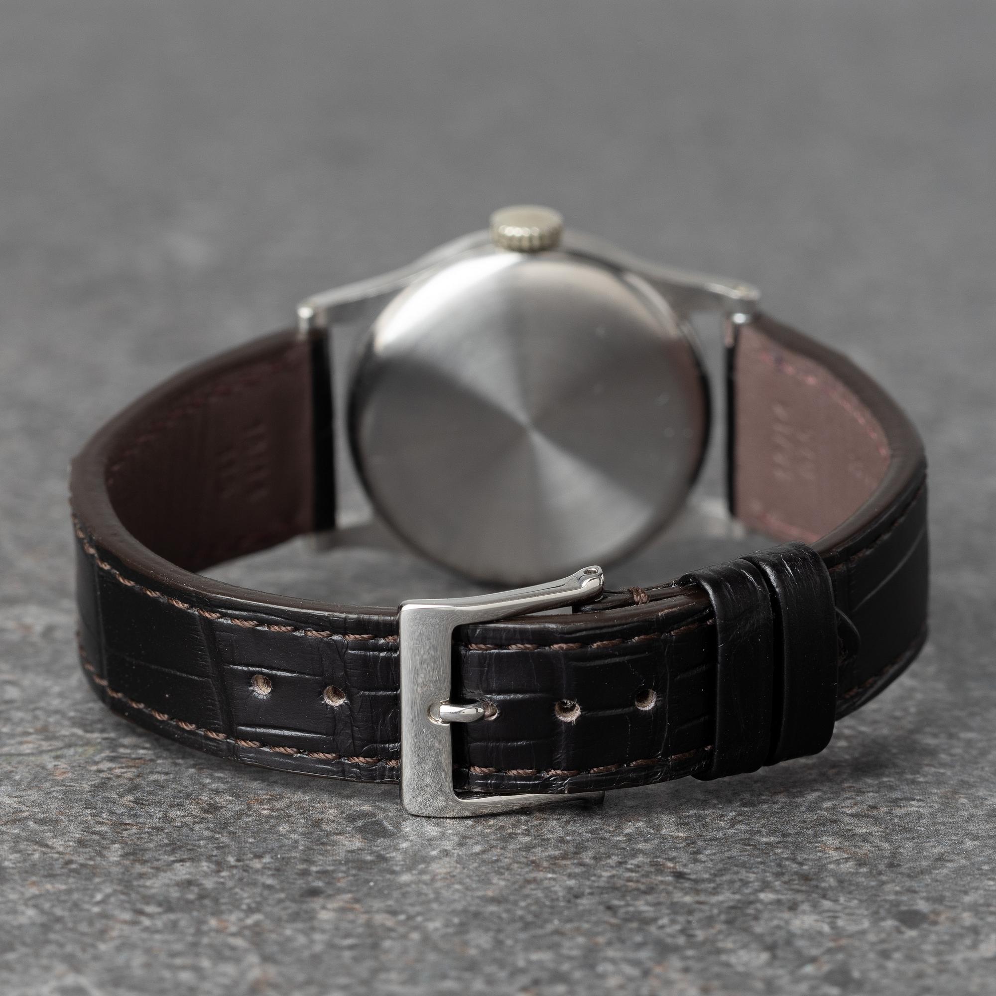 Patek Philippe, Calatrava, "Steel Borgel Case", ca 1940.