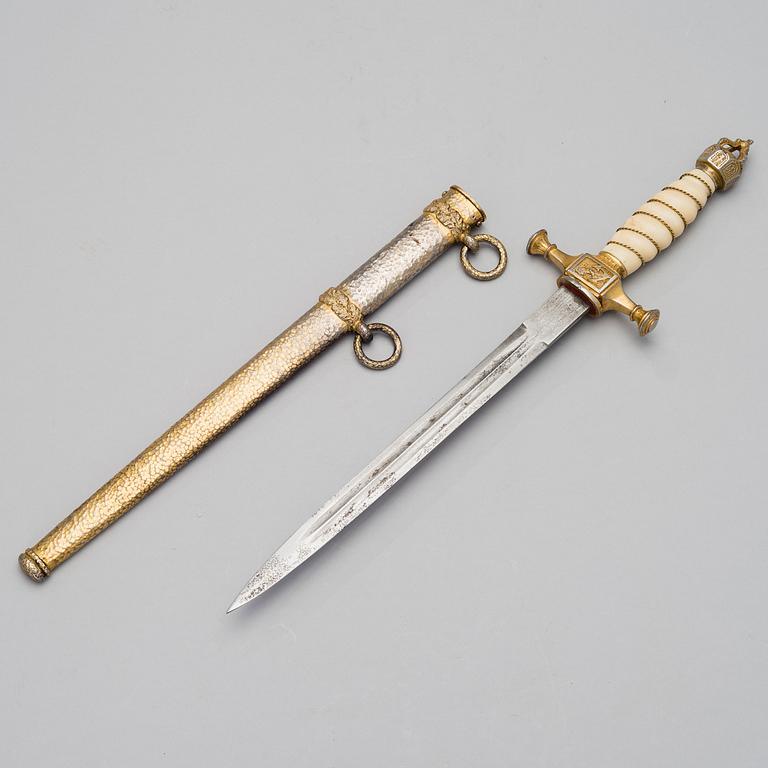 A GERMAN NAVAL DIRK END OF 19TH CENTURY.