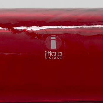 Markku Salo, Glasskulptur, "Hot", signerad M. Salo Nuutajärvi.