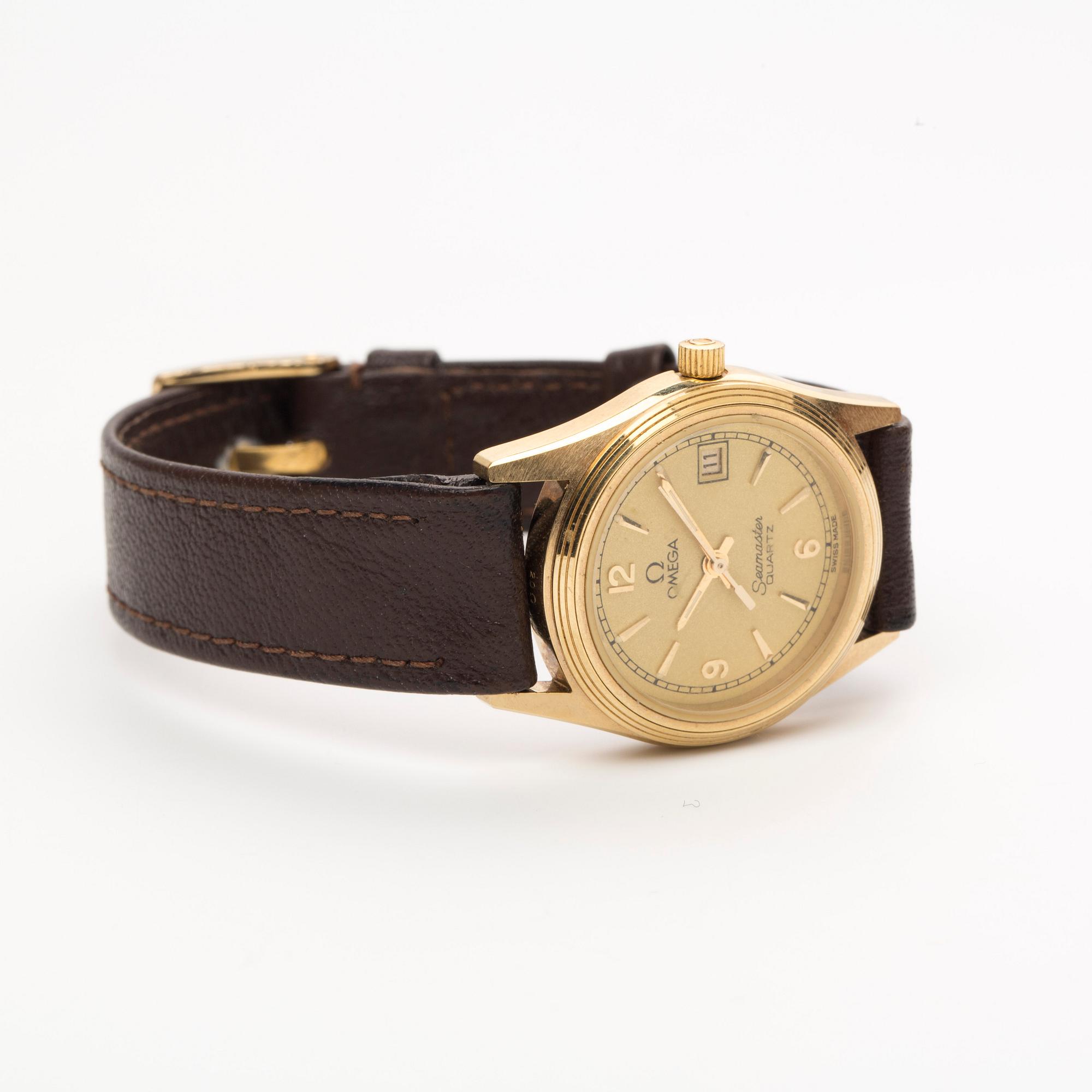 DAMARMBANDSUR, Omega, Seamaster Quartz.