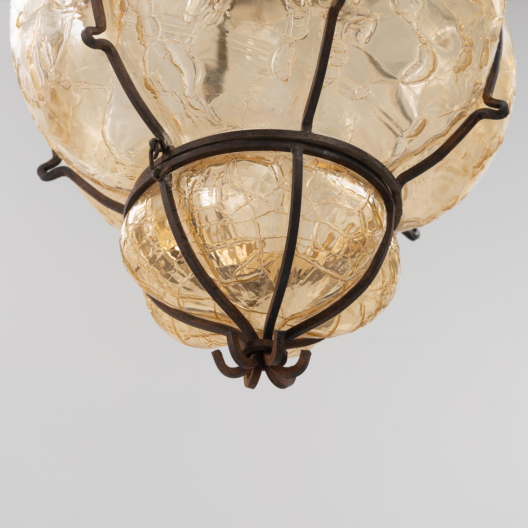 Harald Notini, ceiling lamp, model "10891", Arvid Böhlmarks Lampfabrik, 1930s.