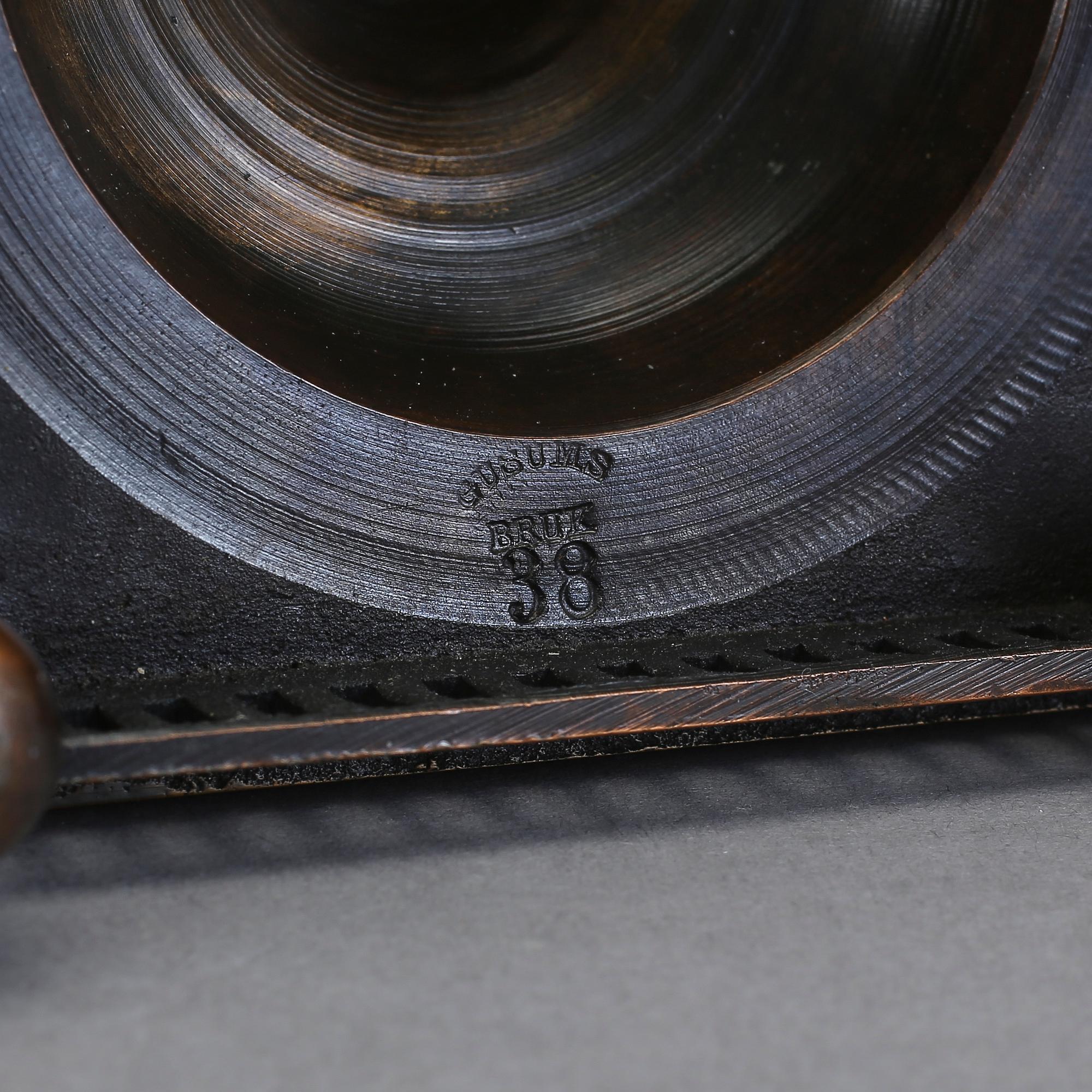 LJUSSTAKAR, ett par, "nr 38" Gusums bruk.